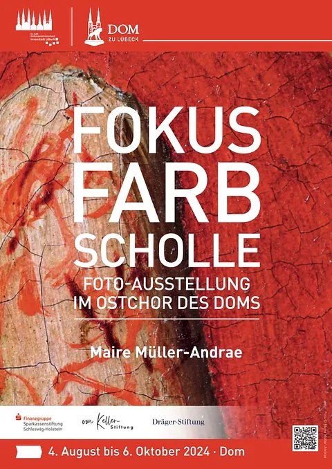 Plakat zur Ausstellung "Fokus Farbscholle"