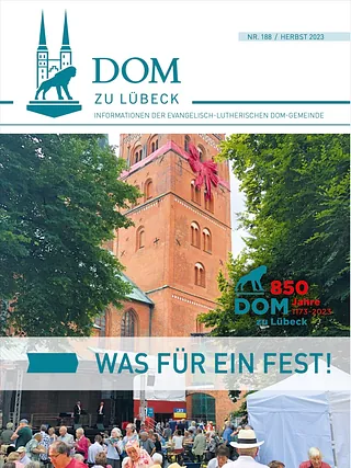 Dom zu Lübeck: Cover Gemeindebrief